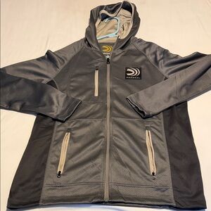 Women's Gray Hooded Jacket